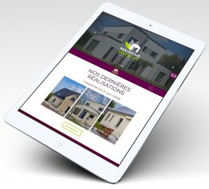 Site internet - Mockup tablette